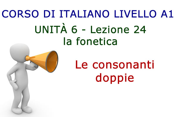 Le consonanti doppie – Ortografia italiana – Lezione 24