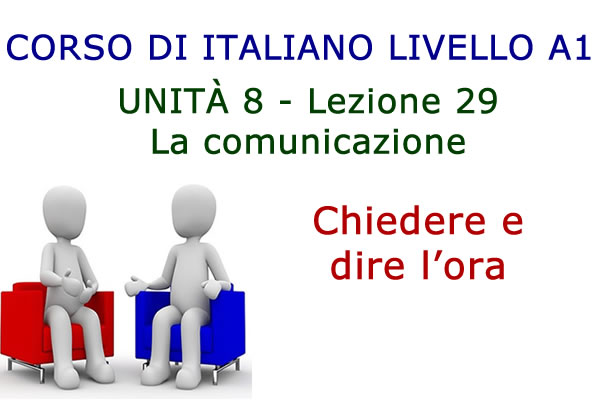 Chiedere e dire l’ora – Parlare in italiano – Lezione 29