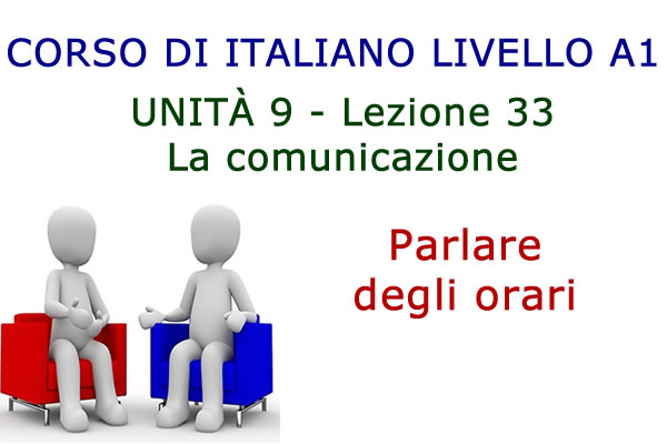 Parlare degli orari – Parlare in italiano – Lezione 33